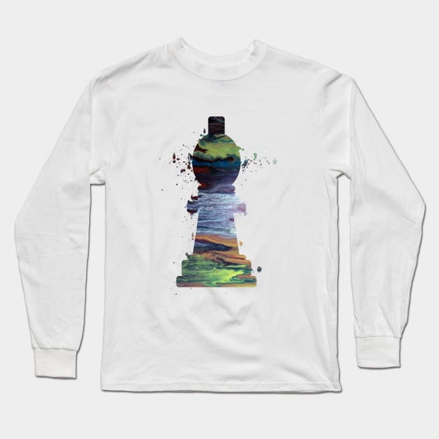 Chess - Bishop Long Sleeve T-Shirt by TheJollyMarten